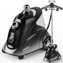 Steamer for Clothes, Jenaely 1500W Standing Garment Steamers, 35s Fast Heat-up, 80 Mins of Continuous Powerful Steam with 2.8L Water Tank, Pants Clip & Children's Clothing Hanger