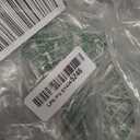 Round Glass Snackle Box Container Snack Organizer and Fruit Platter with Acacia Wood Lids and Tray Divided Serving Tray for Nuts Candy Dry Fruits (6 Jars)