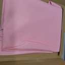 sancua Round Tablecloth - 70 Inch - Water Resistant Spill Proof Washable Polyester Table Cloth Decorative Fabric Table Cover for Dining Tables, Buffet Parties and Camping, Pink