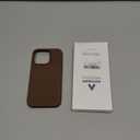 AOTESIER Shockproof for iPhone 15 Pro Case, [Food Grade Silicone] Phone Case [Military Drop Protection] with Soft Anti-Scratch Microfiber Lining, 6.1 inch, Chocolate