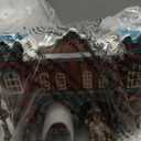 MOMENTS IN TIME Lighted Fire Station Christmas Village 12 Animated Building with LED Lights, 8 Classic Songs & Moving Fire Trucks Power Adapter Included Gift Ready Dcor Holiday Display Piece (20152)