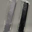 SATINIOR 2/3/4 Pack Women Elastic Stretch Belt Invisible Sweater Tuck Belts with Flat Buckle for Jeans Pants Dresses (Black, Grey)