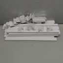 Delamu TV Cord Hider, 315in Wire Covers for 3-4 Cords on Wall, Large Cable Hider Cord Covers for Wires, Cable Management Wire Hiders for TV for Wall, L15.7X W1.18x H0.6in, White