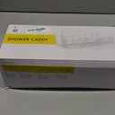 EUDELE Adhesive Shower Caddy, 5 Pack Rustproof Stainless Steel Bath Organizers With Large Capacity, No Drilling Shelves for Bathroom Storage & Home Decor (Black)