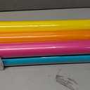 Skyygemm 6 Rolls Bulletin Board Paper Rolls, 4 x 24 ft,Neon