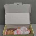 JIZHI Lifelike Reborn Baby Dolls - 12 Inch Realistic-Newborn Baby Dolls Girl Handmade Real Life Toddler Dolls with Clothes for Kids Age 3+