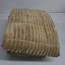 Couch Cover for Dogs Washable, Fuzzy Pet Couch Covers for 3 Cushion Sofa Pet Friendly, Non Slip Sofa Cover (Light Brown, 27.6" x 82.7"/70 x 210cm)