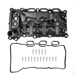 Left Engine Valve Cover for Ford F-150 2017-2020 Expedition 2018-2021 incoln Navigator 2018-2021 with Gasket Set Replace# HL3Z-6582-G HL3Z 6582-E HL3Z6582E HL3Z6582G(only HL3Z-6582-G)
