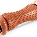 2 x Manual Foot Massager Roller for Plantar Fasciitis Relief, Portable Deep Tissue Muscle Massage Roller for Foot Arch and Heel Pain, Effective Reflexology Tool Relax The Nerves (Chocolate)