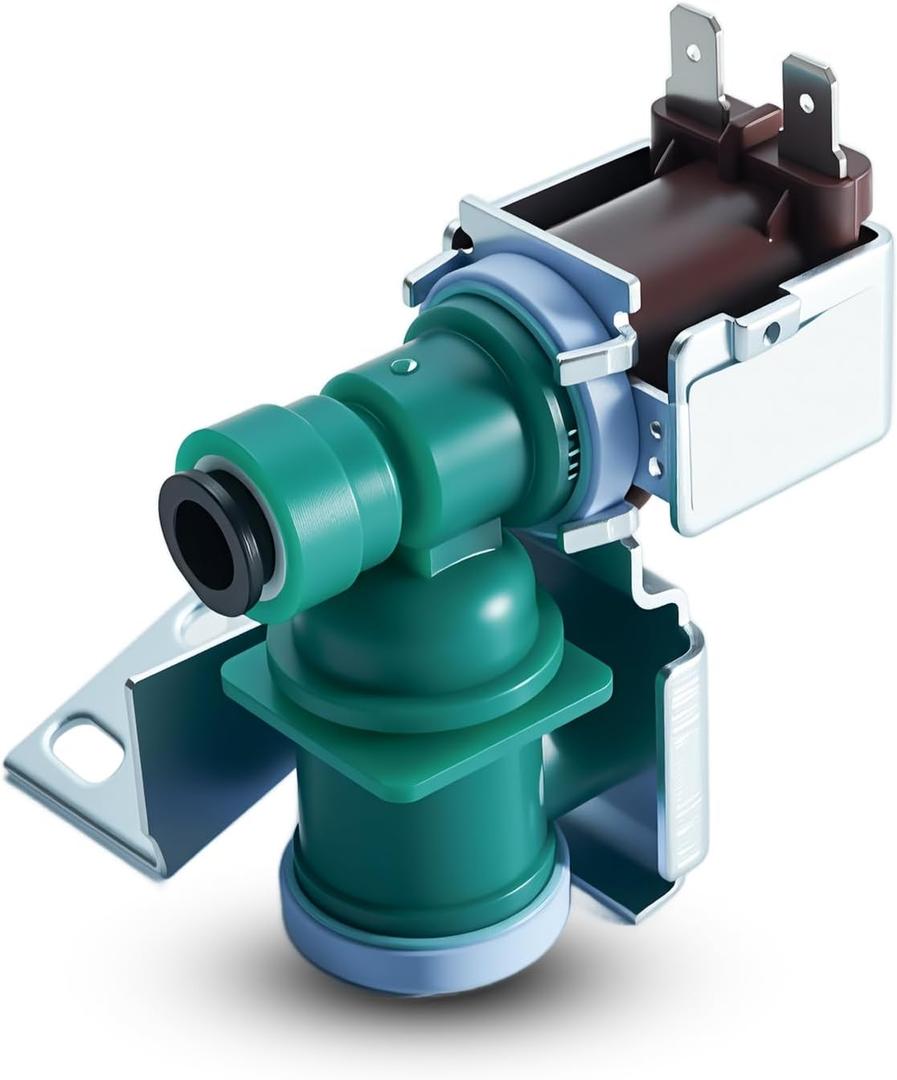 W10498990 WPW10498990 Refrigerator Water Inlet Valve Replace W10238100 W10342318 2188784 2210515 2219594 PS11755669 AP6022336 K77999AM IMV990, W10498990 Valve Compatible with Whirlpool Kenmore