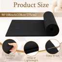 Peryiter 90" x 108" Black Batting 80/20 Cotton Blend Natural Cotton Quilt Batting for Quilts Arts and Crafts