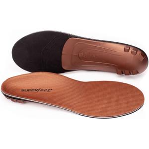 Superfeet All-Purpose Memory Foam Support Insoles (Copper) - Trim-to-Fit Cushioned Arch Support Shoe Insert - Professional Grade - 11.5-13 Men / 12.5-14 Women
