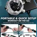 Twister Arm Exerciser, Adjustable Spring Workout Bar, Forearm Triceps Chest Inner Thigh Muscle Enhanced Exercise Strengthener, Upper Body Strength Builder Trainer, Home Fitness Equipment