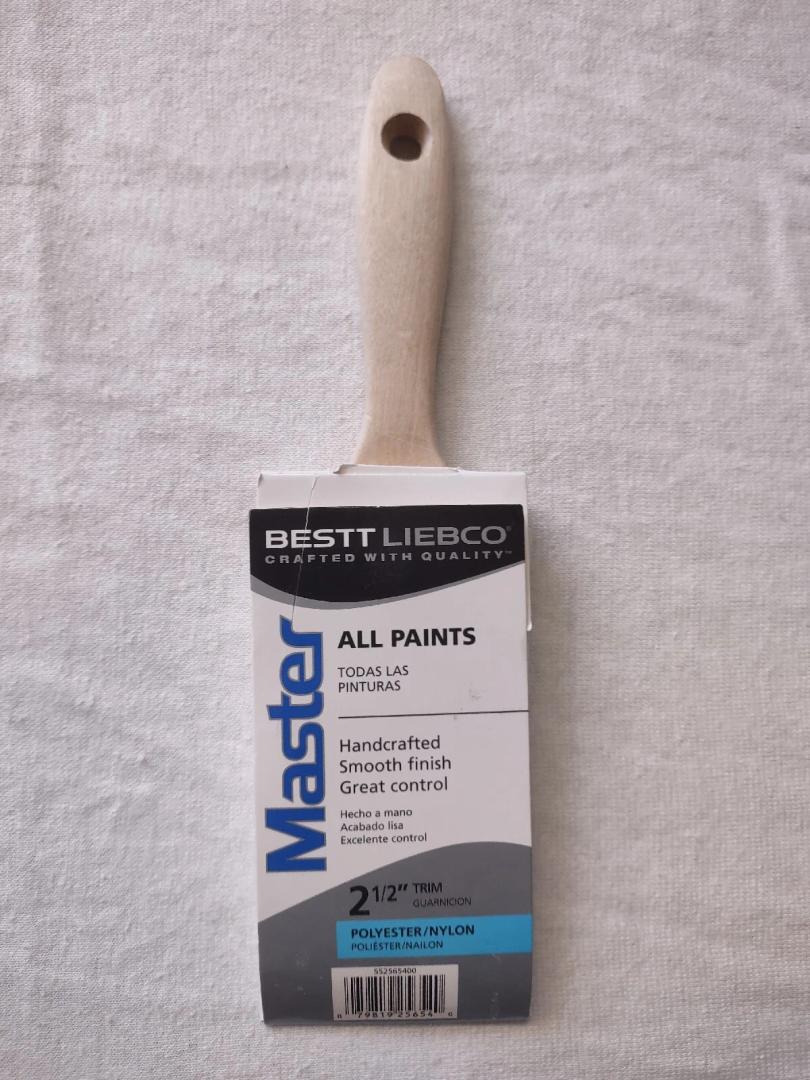 Bestt Liebco 552566300 Master Polyester/Nylon Angle Sash Brush, 2 1/2Inc