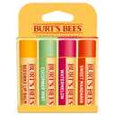 Burt's Bees Lip Balm - Original Beeswax, Cucumber Mint, Watermelon & Sweet Mandarin, With Responsibly Sourced Beeswax, Tint-Free, Natural Origin Treatment, 4 Tubes, 0.15 oz.