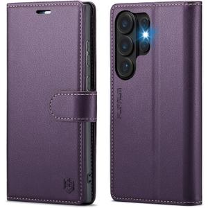Wallet Case for Samsung Galaxy S26 Ultra 6.9", RFID Blocking Credit Card Holder, PU Leather Folio Flip Kickstand Protective Shockproof Cover for Galaxy S26 Ultra (Purple, Samsung Galaxy S26 Ultra)