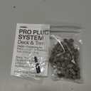 Starborn Pro Plug System Saddle PVC Composite Deck Boards, Covers 25 Sq Ft Includes Plugs Only