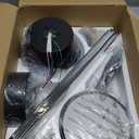 Fanbulous 42 Inch Ceiling Fans with Lights and Remote,Outdoor Indoor Modern Flush Mount Ceiling Fan with 3CCT 6-Speed Quiet DC Motor,Black Small Low Profile Ceiling Fan for Bedroom Living Room Office