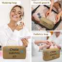 3 x Cruise Makeup Bag Gift Cruise Lovers Gift Cruise Cosmetic Bag for Women Friends Cruise Accessories Cruise Ship Makeup Bag Cruise Lover Summer Vacation Gift Cruise Gifts Ideas Cruise Themed Gift