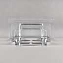 Acrylic Letter Sorter Little File Folder Sorter (2 Pack) for Paper, Letter, Envelope, Office File Organizer, Office Supplies, Desk Accessories - Clear