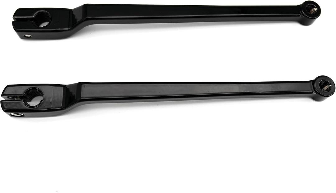 Motorcycle 9.84'' Extended Heel-Toe Shifter Lever for Harley 1986-2017 FL Softail 1988-2021 Touring Road Street and 2008-2021 Trike (Black)