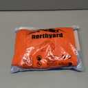 NORTHYARD Men's 10" Athletic Basketball Shorts with Zipper Pockets Quick Dry Lightweight Running Workout Gym Tennis Shorts (X-Large, Orange)