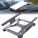 Vehiker Starlink Mini Mount with 220lbs Heavy Duty Magnet Bases, 30 Adjustable Starlink Mini Magnetic Mount Professional for Cars, RVs, Boat, Weather-Resistant, Carbon Steel