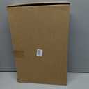 16.5 Wooden Paint Organizer and Holder for 74 Bottles with 2 Drawers, Removable Compartments, and Back Storage Space for Acrylic and Craft Paints