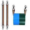 2 Pcs Electrical Tape Holder, Portable Tape Holder for Belt, Lightweight Nylon Tool Belt Lanyard Tool Accessories for Electrician Carpenter Construction(Orange)