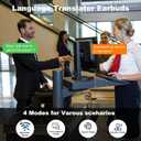 Silver Wireless Earbuds, Bluetooth Headphones, HD Sound Ear Buds for Travel (Model A)