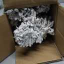 Brizled Snow Flocked Smart Christmas Tree, 22.8in Mini Christmas Tree with 100 LED RGB Lights, App/Voice Control 159+ Scenes Tabletop Xmas Tree USB C Small Tree Work with PD Power for Fireplace Desk (2FT, White)