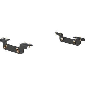 CURT 16411 5th Wheel Installation Brackets Black Select Chevrolet Silverado, GMC Sierra 2500, 3500 HD
