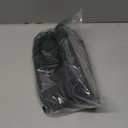 HomeTop Women's Fuzzy Curly Fur Memory Foam Loafer Slippers with Polar Fleece Lining (6.5, Dark Grey)