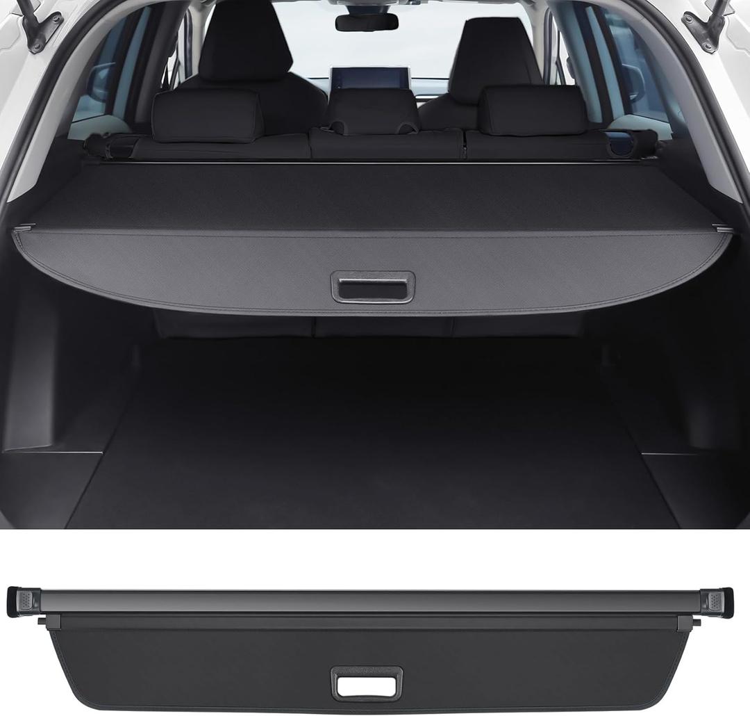 Canvas Cargo Cover for Volkswagen Tiguan 2018 2019-2024,Retractable Trunk Shielding Shade for VW Tiguan Accessories,Cargo Luggage Cover