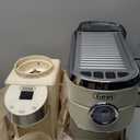 Gevi 20 Bar Espresso Coffee Machine with Burr Grinder Set | 35 Precise Grind Settings | Milk Frother for Latte Cappuccino | Professional Home Barista Kit | Gift for Coffee Lovers (Ivory Beige)