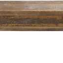 Mud Pie Footed Wood Stand, Brown, 7 1/2" x 32"
