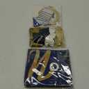 Jetec We Appreciate You Party Decorations Employee Appreciation Party Decor We Appreciate You Banner Backdrop Thank You Tables Decorations Honeycomb and Balloons for Employee Teachers (Blue and Gold)