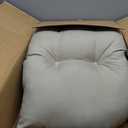 Arden Outdoor Wicker Settee Cushion, 41.5 x 18, Rain-Proof, Fade Resistant Tan Leala