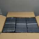 Goovilla Plastic Interlocking Deck Tiles, 36 Pack Balcony Flooring, 12"x12" Waterproof Outdoor Flooring All Weather Use, Patio Floor Decking Tiles for Porch Poolside Backyard Concrete, Dark Grey