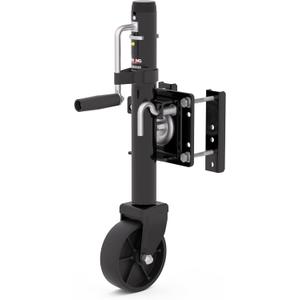 1200 lbs Trailer Jack with Wheel, 10" Lift, Bolt On Tongue Jack for RV, Boat, Trailer and More