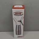 Professional Aluminum Whipped Cream Dispenser Cream Maker 500mL (1 Pint) for Desserts Gourmet Cream Whipper with 3 Decorating Nozzles- N2O Chargers (Not Included)