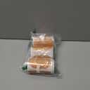 Brown Thermal Labels - 3 Roll Pack of 600 Pieces, 3x2 Inch, Vintage Style, Compatible with Thermal Label Printer, Ideal for DIY Design, Address, Consignment