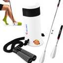 SOKELP-Sock Aid for Putting On Socks-Sock Aid-Ergonomic Handles-Sock Assistant Device No Bending-Hip Kit-Disability Aids for Elderly & Pregnant-Sock Helpers to Put On Your Socks for Seniors