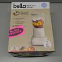 bella 10 Speed Countertop Blender, Juicer & Smoothie Maker, Fits-anywhere Kitchenware, Slim Flip & Store Design, Dishwasher Safe 48oz Capacity Pitcher & Lid, Stainless Steel Blade, 450 Watt, Oatmilk (6 Cup)