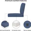 Covers & All Outdoor Deep Seat Cushion for Patio Furniture, 28.5 x 28.5 x 5 Inch High-Density Foam Patio Chair Cushion with Water-Repellent & UV-Resistant Cover, Tear-Resistant Seat & Back Cushion