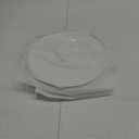 TP 11" Melamine Dinner Plates, 6-piece Plate Set Unbreakable Serving Dishes for Indoor and Outdoor, Service for 6, White