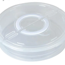 Pie Storage Container Pizza Storage Container Round Pie Carrier Pastry Container Reusable Food Storage Container with Lid Round