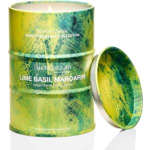 Valentine Candles,Spring Candle 11.3 oz,Strawberry Souffle Scented Candle,NonToxin Soy Wax for Home Scented, Floral Candles Gift for Women, Up to 70 Hours Burning Long Lasting Fragrance, Lime Basil Mandarin 