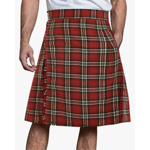 Mens Utility Kilt Pin Scottish Tartan Apparel Black & Irish Hybrid Royal Stewart Pockets Kilts
L