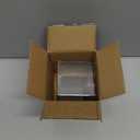 Kcgani Clear Acrylic Boxes for Collectibles Display, Removable Countertop Storage Box Cube Organizer Stand Riser, Dustproof Protection Showcase for Crystals Minerals Slab Fossil Coral, 3x3x3Inch